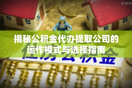 南溪揭秘公积金代办提取公司的运作模式与选择指南