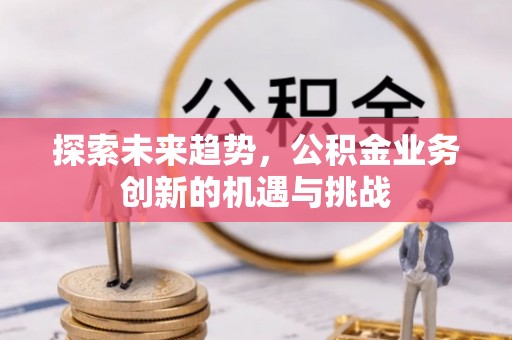 南溪探索未来趋势，公积金业务创新的机遇与挑战