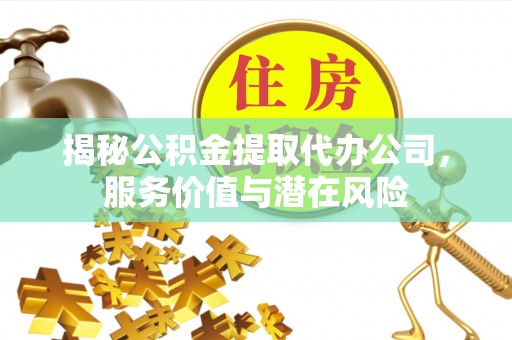 南溪揭秘公积金提取代办公司，服务价值与潜在风险