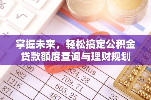 南溪掌握未来，轻松搞定公积金贷款额度查询与理财规划