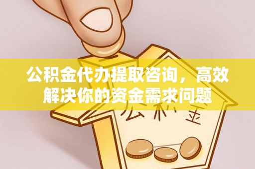 南溪公积金代办提取咨询，高效解决你的资金需求问题