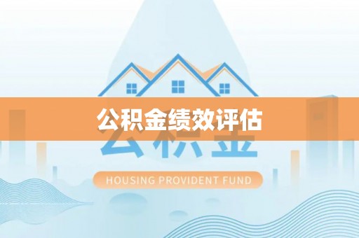 南溪公积金绩效评估